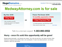 Tablet Screenshot of medwayattorney.com